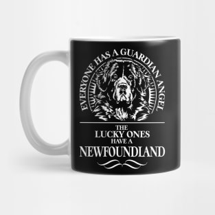 Newfoundland Dog Guardian Angel dog saying Mug